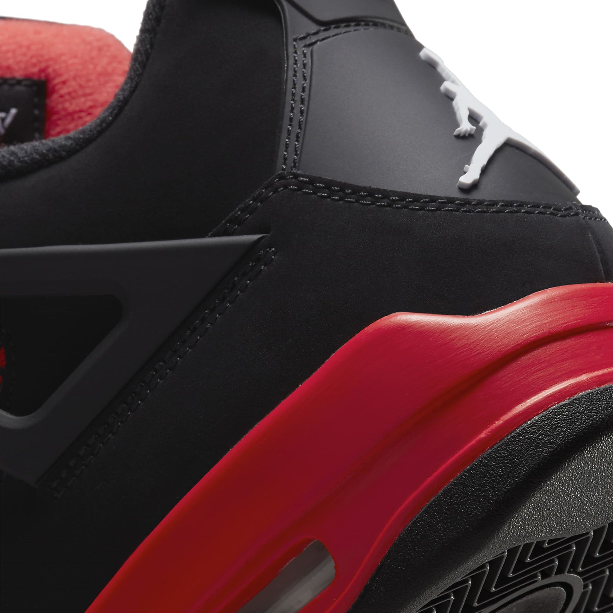 Logo view of Air Jordan 4 Retro Red Thunder CT8527-016